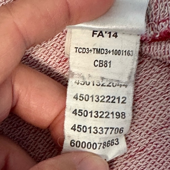 North Face Pink Heather Fallgrove Wrap Sweater Size M - Picture 10 of 11